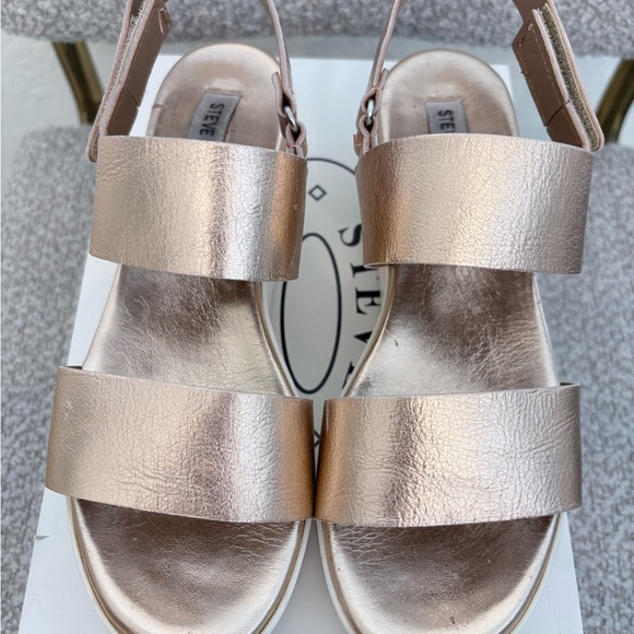 Steve Madden Rachel Rose Gold Platform Sandals - Picture 5 of 6